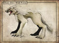 Daniel Cabuco's artwork for Kain's proposed Dire Wolf Form (Defiance).