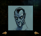 Bonus material concept art of Janos (SR2).