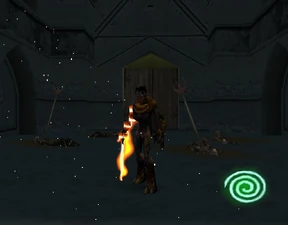 The bugged snowing effect