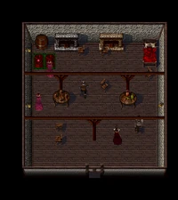 The interior of the King's Tavern