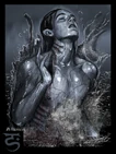 Portrait of the vampire Rahab by Daniel Cabuco.