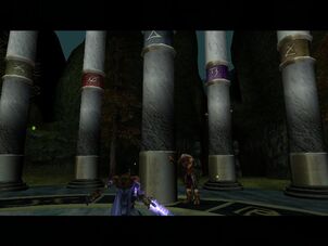 Raziel and Kain witness the Pillars Corruption (SR2)