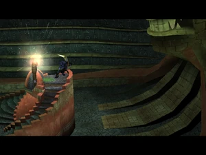 Cutscene: Third altar activation (Green version)