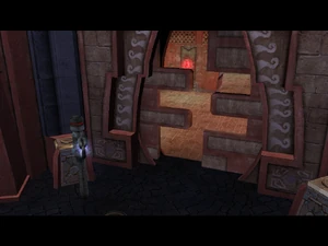 Cutscenes: First Air plinth and Cracked door