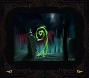 Early concept of a burial site in Defiance bonus materials