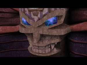 Cutscene: First altar activation (Blue version)