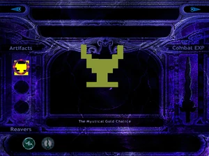 The Mystical Gold Chalice in the inventory