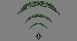 The alpha Sound Glyph icon design