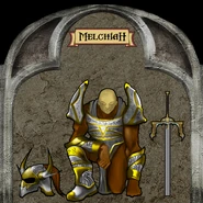 mural of martyred Sarafan Melchiah