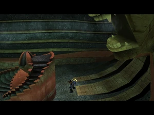 Cutscene: Third altar activation (Green version)