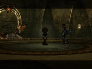 The final placement of the Obsidian sphere