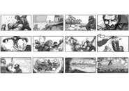 Richard Buxton's 2011 "animation pitch" storyboard.