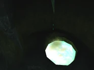 Glowing Liquid and Dripping Stalactite