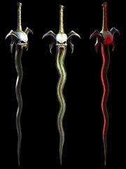 Render of the Soul Reaver for Legacy of Kain: Soul Reaver.