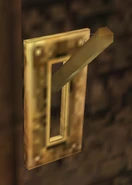 A single pronged Blood Omen 2 'lever' flip switch