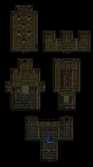 Rearranged Energy Bolt Dungeon interiors