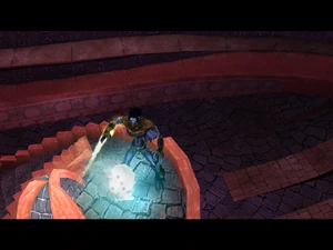 Cutscene: First altar activation (Blue version)