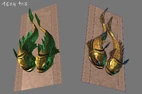 Fish statues