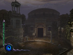 The entrance to Kain's Mausoleum in Defiance
