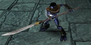 Raziel armed with a Pike (SR2)