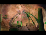 The Hylden Gate building explodes