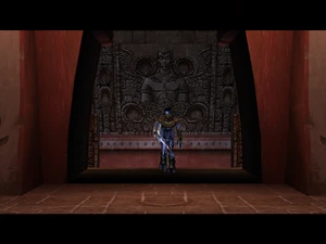 Cutscenes: First Air plinth and Cracked door