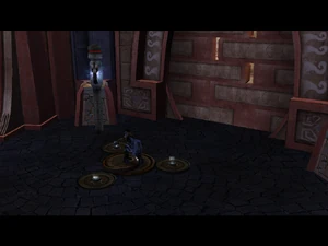 Cutscenes: First Air plinth and Cracked door