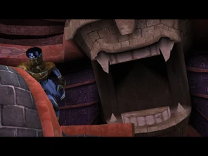 Cutscene: First altar activation (Blue version)