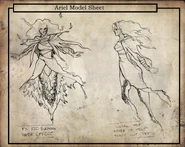 "Ariel Model sheet"