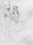 Daniel Cabuco's concept art of the Nature Guardian's mural (SR2).