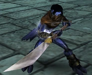 Raziel armed with a Pike (SR2)