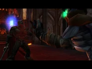 Raziel gaining the heart from Kain (Defiance)