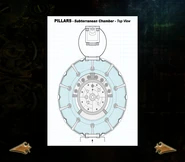 Bonus material art of the Subterranean Ruins and Pillars Chamber (SR2).