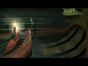 Cutscene: Third altar activation (Green version)