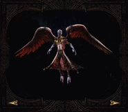 A rendering of Janos Audron, possessed by the Hylden Lord (Defiance).