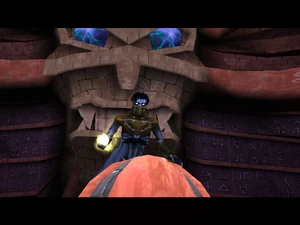 Cutscene: First altar activation (Blue version)