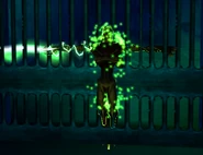 Raziel phasing through a gate in Soul Reaver