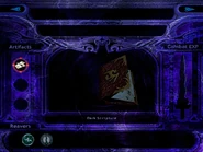 The Dark Scripture in the inventory