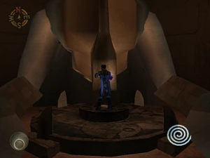 Raziel places the Light Forge Key 