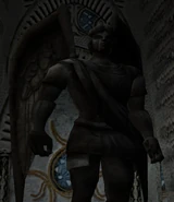 An inanimate Vampire Golem