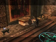 The original position of Kain's family crest