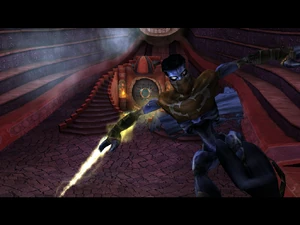 Cutscene: First altar activation (Blue version)