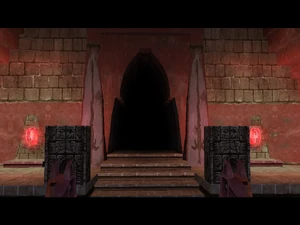 Cutscenes: First Air plinth and Cracked door