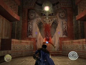 Blue Heart and mural