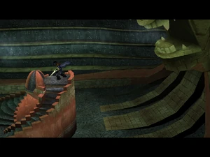 Cutscene: Third altar activation (Green version)