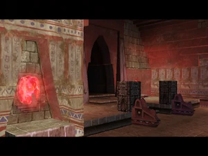 Cutscenes: First Air plinth and Cracked door