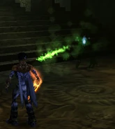Shade shooting projectile