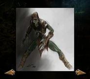 Sorcerer Thrall concept art in SR2 bonus materials