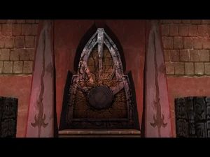 Cutscenes: First Air plinth and Cracked door