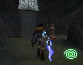 Sound Glyph entrance tunnel with beta vampire worshippers